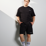 Herren Sweatshorts schwarz