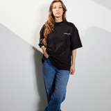 Damen Oversized T-Shirt schwarz - Classic