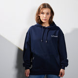 Damen Oversized Hoodie blau - The world is a movie