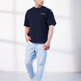 Herren Oversized T-Shirt blau - Classic