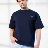 Herren Oversized T-Shirt blau - Classic