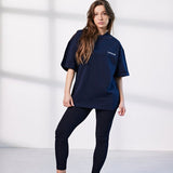 Damen Oversized T-Shirt blau - Classic