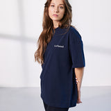 Damen Oversized T-Shirt blau - Classic