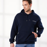 Herren Oversized Hoodie blau - The World is a Movie